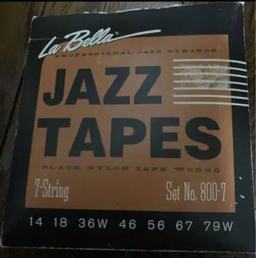 800-7Jazz Tapes BlackNylon 7String 14-79
