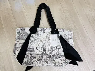 SNIDEL HOME 지도 도안 토트백
