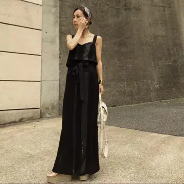 ameri lace like long knit dress