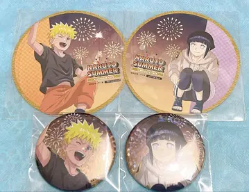 NARUTO 애니메이트 카페 캔뱃지 코스터