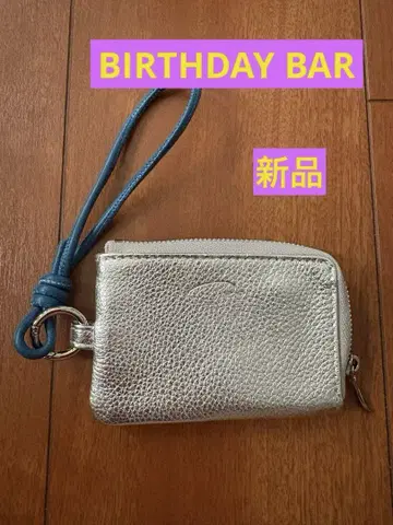 BIRTHDAY BAR 새상품 스트랩 포함 천연 가죽 멀티 케이스