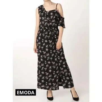 EMODA 꽃무늬 원피스 반값 원숄더