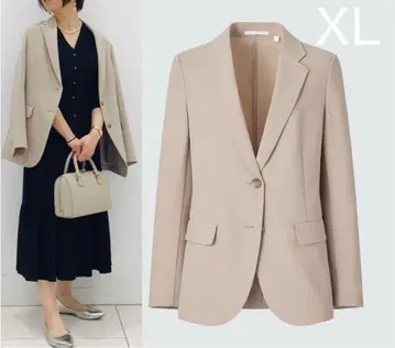미사용 유니클로 감동 자켓 (릴랙스 핏) XL 베이지