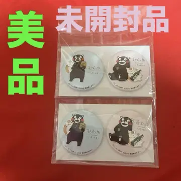 [ 2세트 판매 ] 나츠메 우인장 쿠마몬 냥코 선생 캔뱃지 2종 포함