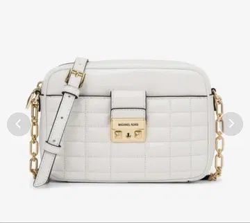 MICHEAL KORS TRIBECA 카메라백 미디엄 화이트