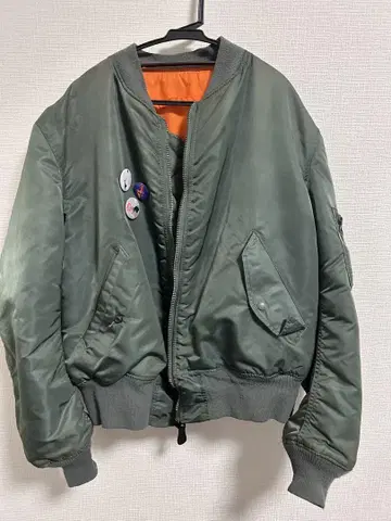 MA-1 플라이트 자켓 올리브 그린