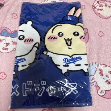 치이카와 MLB TOKYO 페이스 타월 다저스 블루