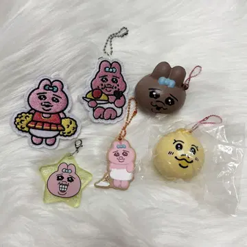 빤쮸토끼 가챠가챠 6세트