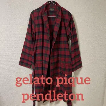 [새상품] gelato pique PENDLETON 펜들턴 가운 빨간색