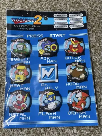 록맨2 캔 배지 세트 ROCKMAN2