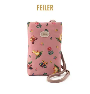 FEILER 페일러 하이디 핑크 스마트폰 숄더 새상품 택 포함