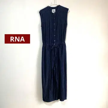 RNA 슬리브리스 데님 올인원 M