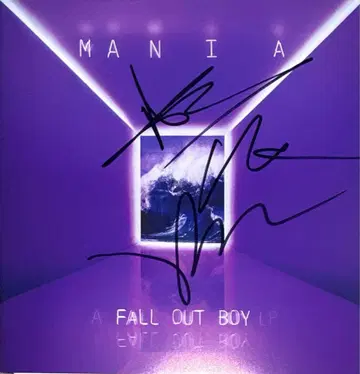 Fall Out Boy 폴 아웃 보이 친필 사인 CD