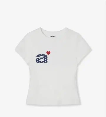 aeae DOT SMALL LETTER TEE [WHITE] 티셔츠