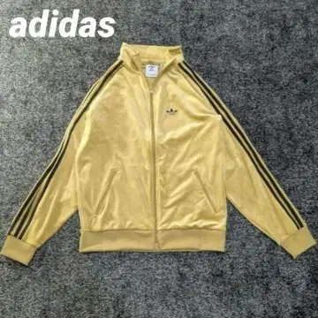 adidas 아디다스 벨로아 트랙 자켓 골든 베이지