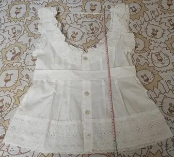 JILLSTUART 레이스 슬리브리스 셔츠 M size