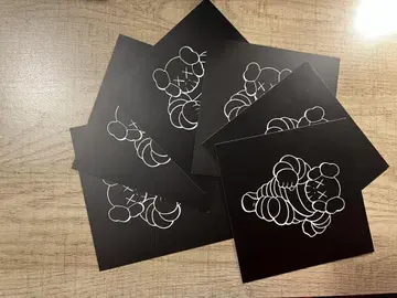 HECTIC KAWS 더블 네임 티셔츠 플라이어 6매 세트 그 1