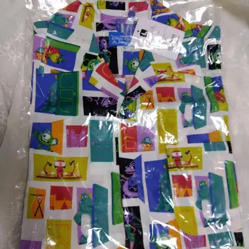 디즈니 몬스터즈 잉크 설리 마이크 컬러풀 아로하 셔츠