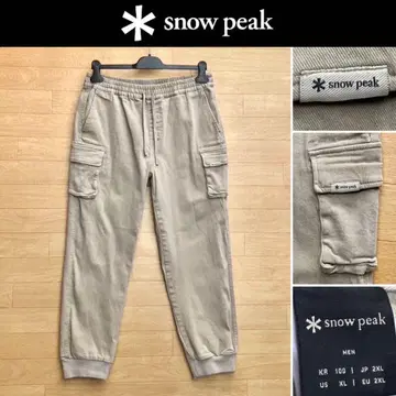 2XL 스노우피크 카고 조거 팬츠 카고 팬츠 조거 팬츠