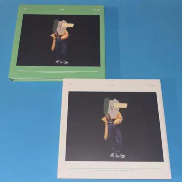 2 형태 세트! 화이트 그린 KEY FACE 앨범 트레이딩 카드 없음