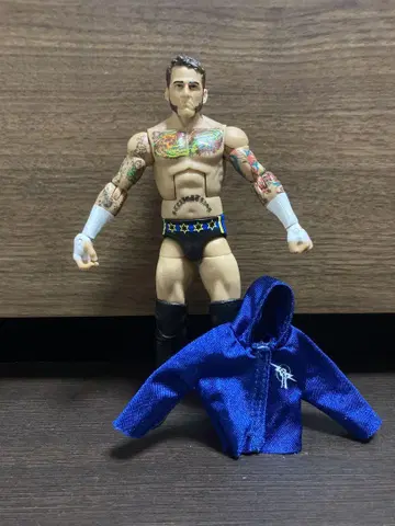 WWE 피규어 CM 펑크 AEW 프로레슬링 마텔 엘리트