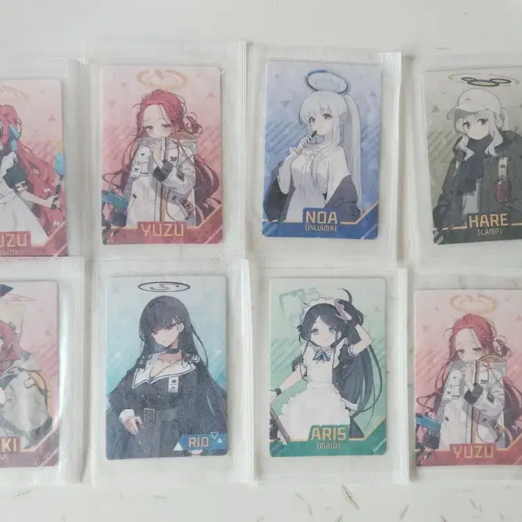 Blue Archive GS25 Wafer Photocard Rio, Yuuka, Yuju, Seia