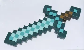 마인크래프트 다이아몬드 검 전체 길이 약 50cm 마크라