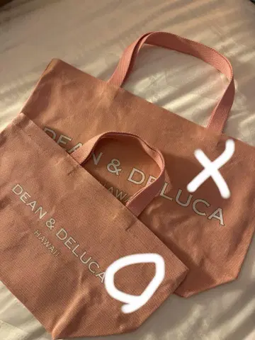 DEAN&DELUCA 딘앤델루카 하와이 핑크 백 (소)