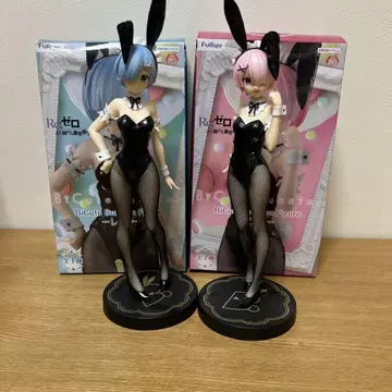 리제로 라무 렘 피규어 세트 BiCute Bunnies Figure