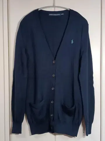 새상품급 RALPH LAUREN SPORT 롱 가디건 L 네이비