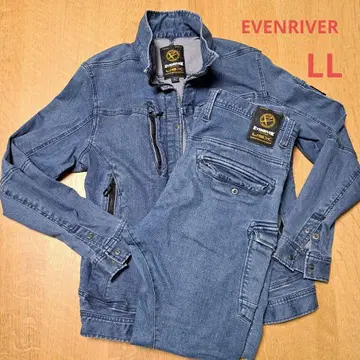 EVENRIVER 데님 작업복 셋업