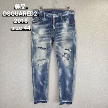 새상품급 DSQUARED2 2018 데미지 가공 리페어 스키니 데님