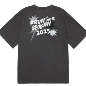 RUN TOUR SEOKJIN 2025 티셔츠