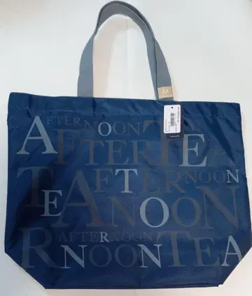 애프터눈 티 Afternoon tea 토트백 에코백 네이비