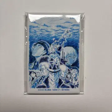 명탐정 코난 티저 스퀘어 캔뱃지 흑철의 어영