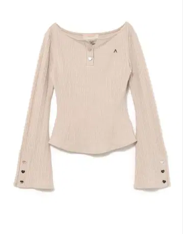 앤드마리 andmary Dorothy heart tops beige