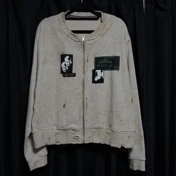 AIVER ZIP 자켓 데미지 가공