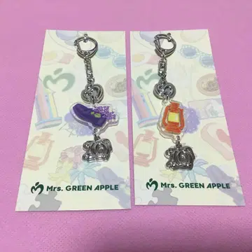 (4) Mrs. GREEN APPLE 랜덤 참 키링 세트