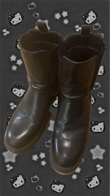 가죽 부츠 27cm 헤이세이 초기 그런지