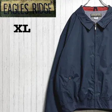 빈티지 집업 자켓 빅 실루엣 네이비 XL