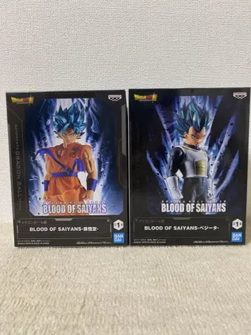 드래곤볼 슈퍼 BLOOD OF SAIYANS 손오공&베지터 피규어