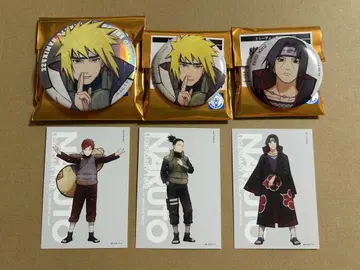 NARUTO 캔뱃지 나미카제 미나토 우치하 이타치 베이스 야드 도쿄 세트