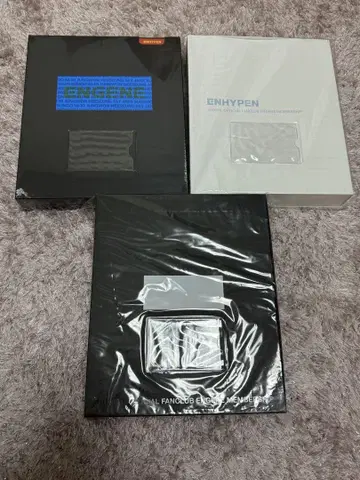 ENHYPEN fc membership 키트 1기~3기