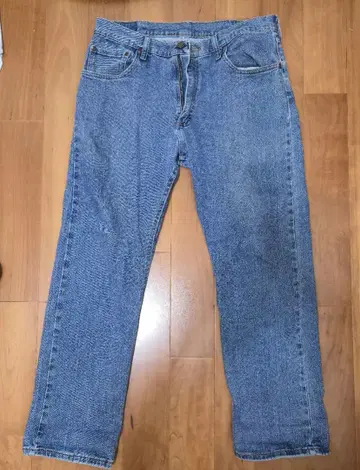 스트레이트 데님 블루