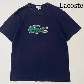 Lacoste 라코스테 빅 로고 네이비 크루넥 티셔츠 5
