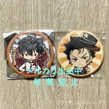 XANXUS 그래프 아트 캔뱃지 생일 서커스 REBORN 리본