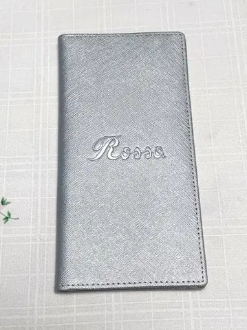 새상품 Rossa 수입 로사 지갑 카드 케이스 실버