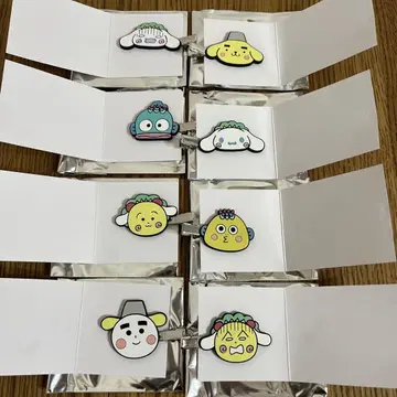 코지코지 산리오 캐릭터즈 앞머리 클립 전 종류입니다