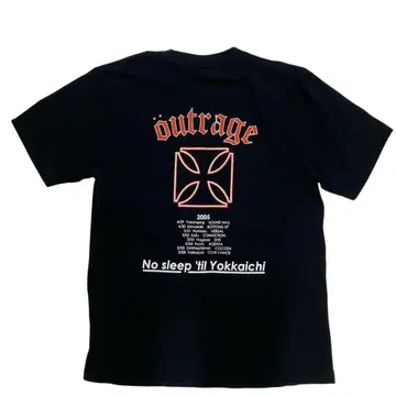 레어 outrage 아웃레이지 빈티지 티셔츠 슬래시 메탈 밴드