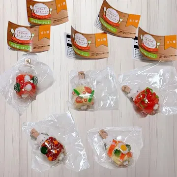 곰돌이의 빙글빙글 파스타 볼 체인 마스코트 돌체마틴 리얼